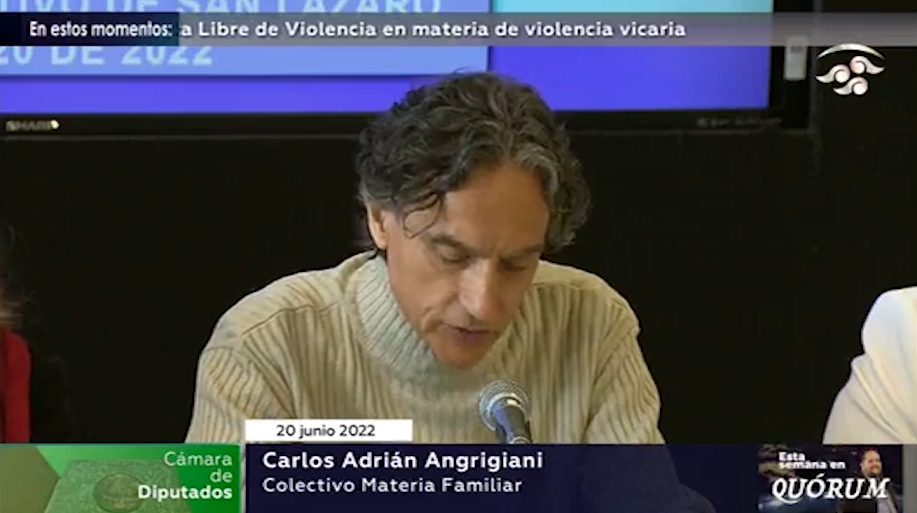 Posicionamiento de Carlos Angrigiani contra la Violencia Vicaria